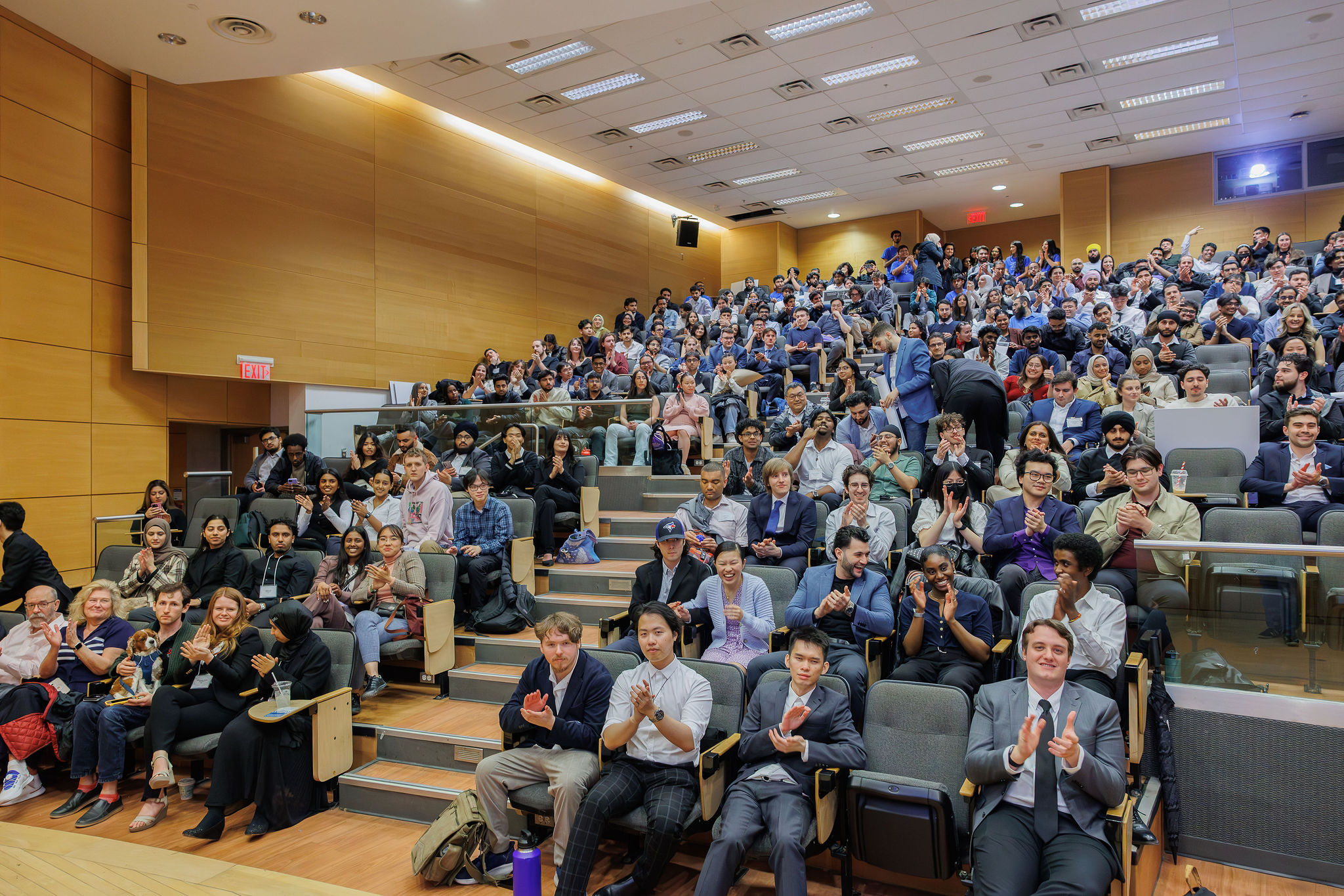Engineering and Architectural Science Day crowd at the assembly