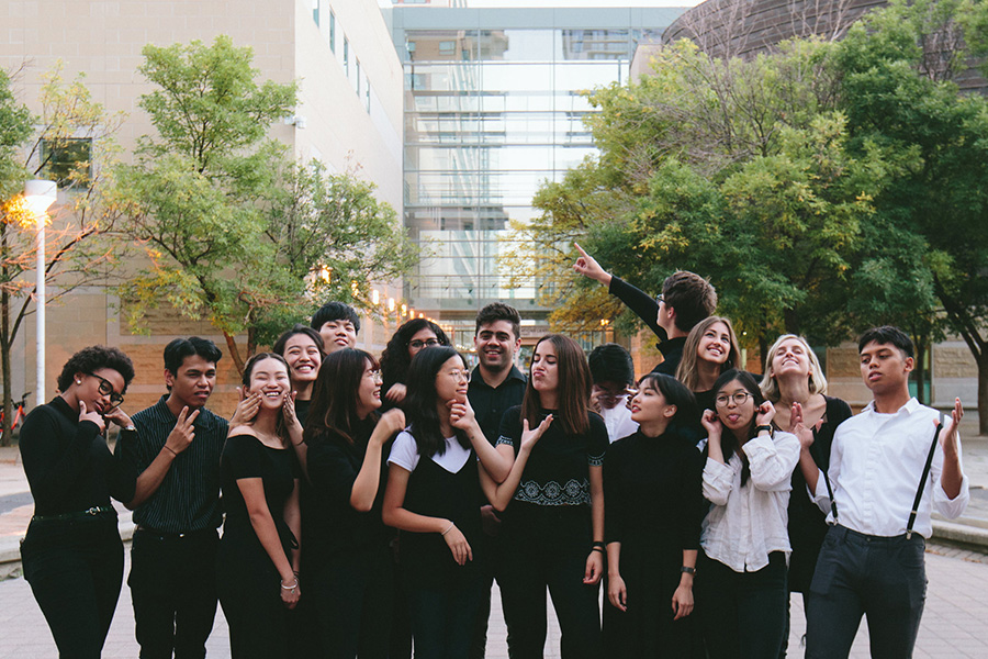 A group of students from the American Institute of Architecture