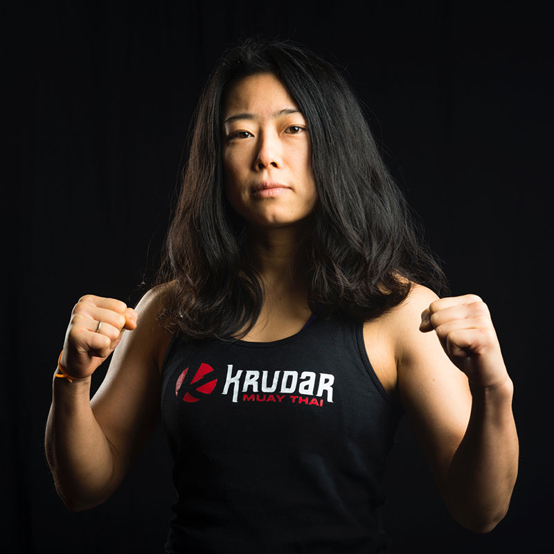 Dr. Yumiko Kawanoo, 
Social Justice Academic and Champion Muay Thai Fighter