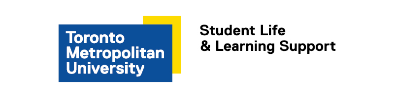 TMU logo for Student Life & Learning Support