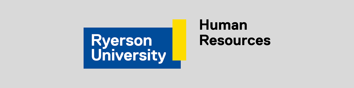 The Ryerson University logo for the department of Human Resources