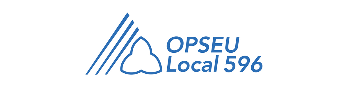 The Ryerson University logo for the OPSEU Local 596