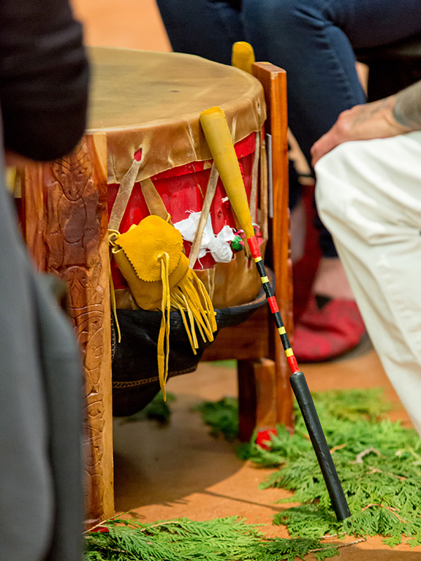 An indigenous drum