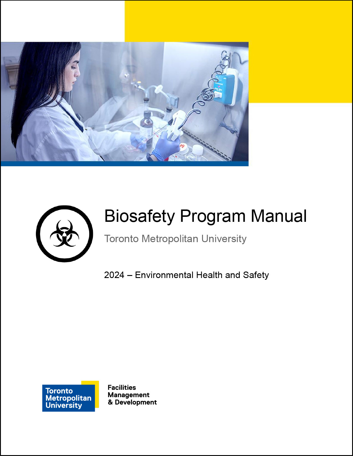 EHS document cover page.