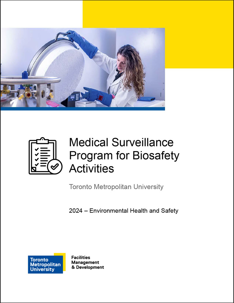 EHS document cover page.