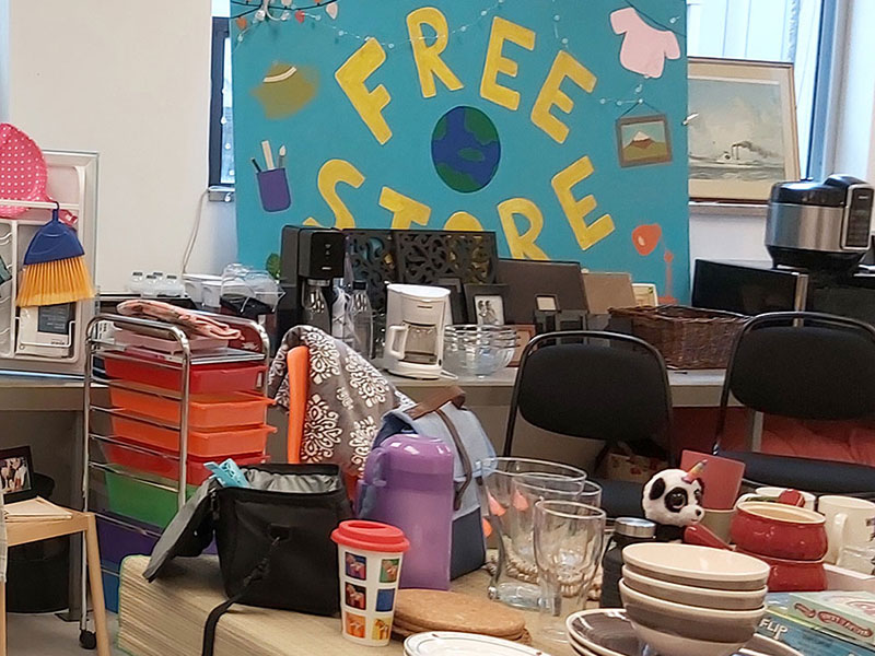 Donation Drive for the Free Store Facilities Management and