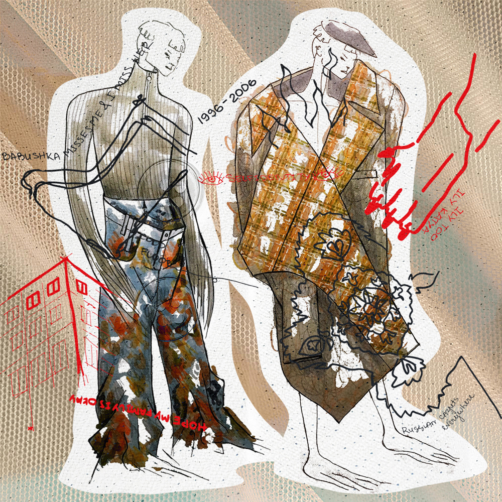 Fashion Design student uber-cool structure menswear looks inspired by Fashion Research Collection artifacts dating back to 1860s Baby Boots and 1990s Frock Coat