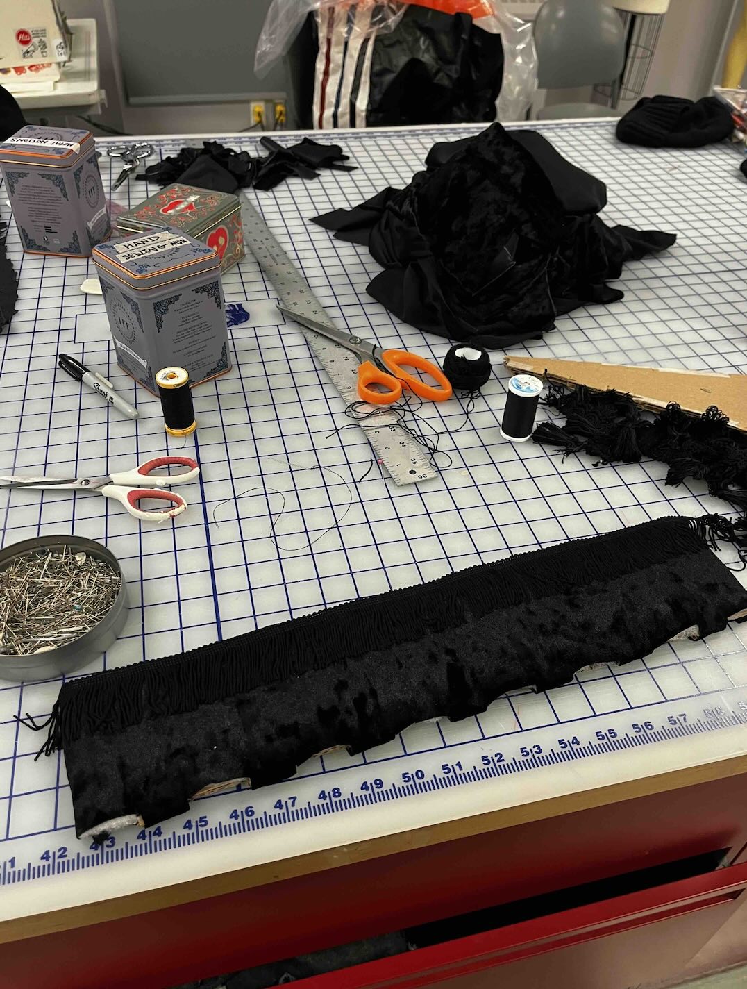 Exhibit prep by students