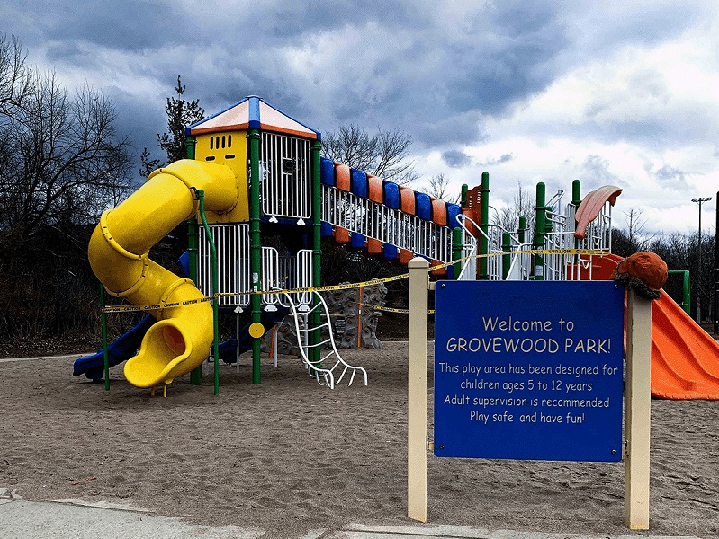 Grovewood Park play structure