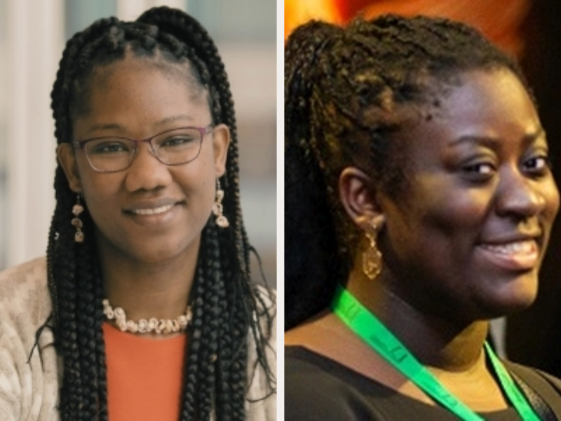 Georgiana Mathurin and Nicole Agyenim-Boateng