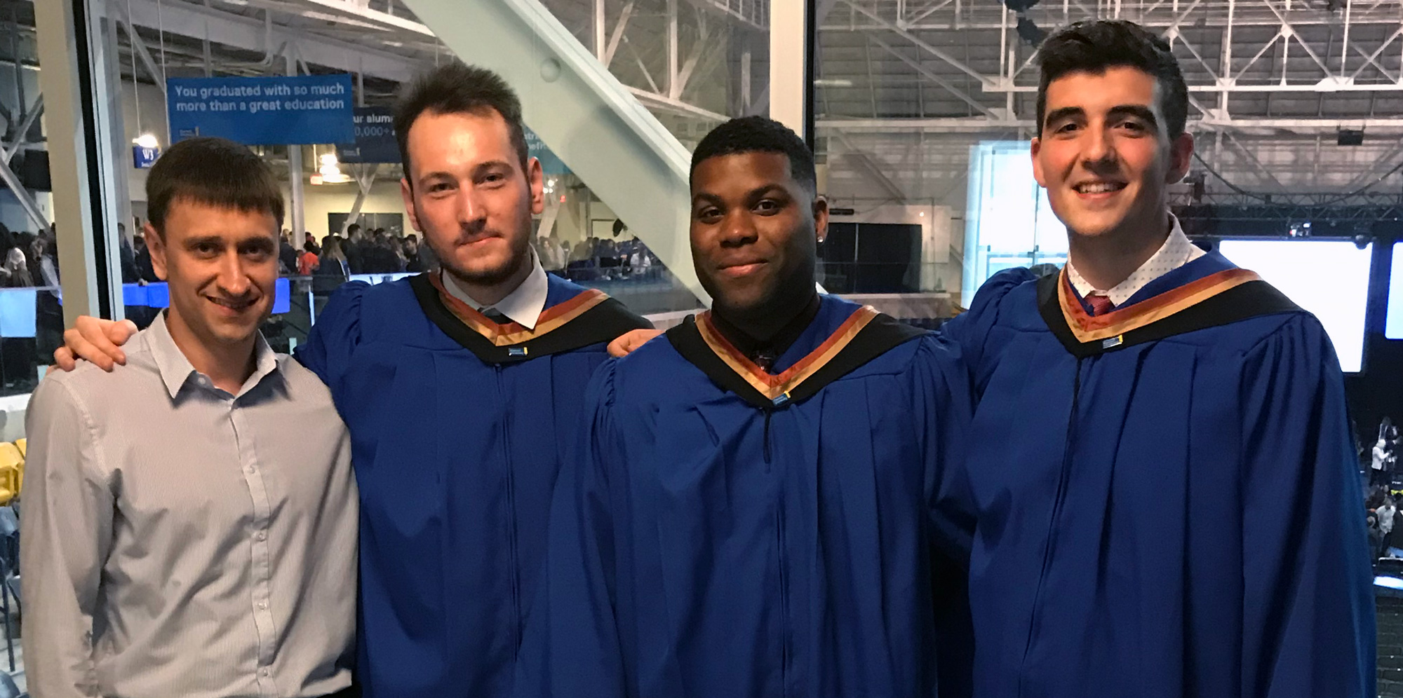 Financial Math Group students at convocation