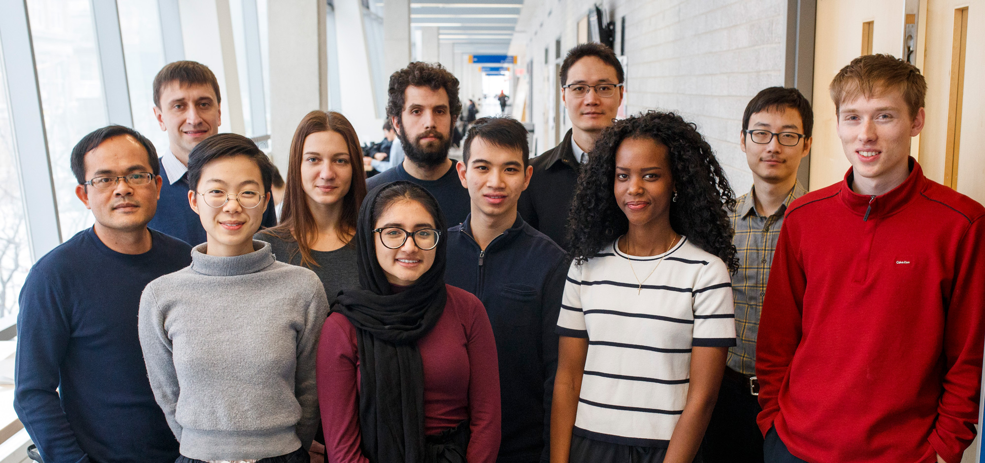 Group of Mathematics students and faculty.