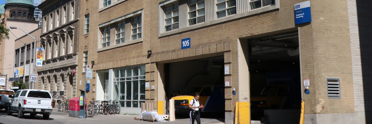 Ryerson Shipping and Receiving at 105 Bond Street.
