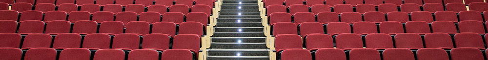 decorative seats in the lecture hall