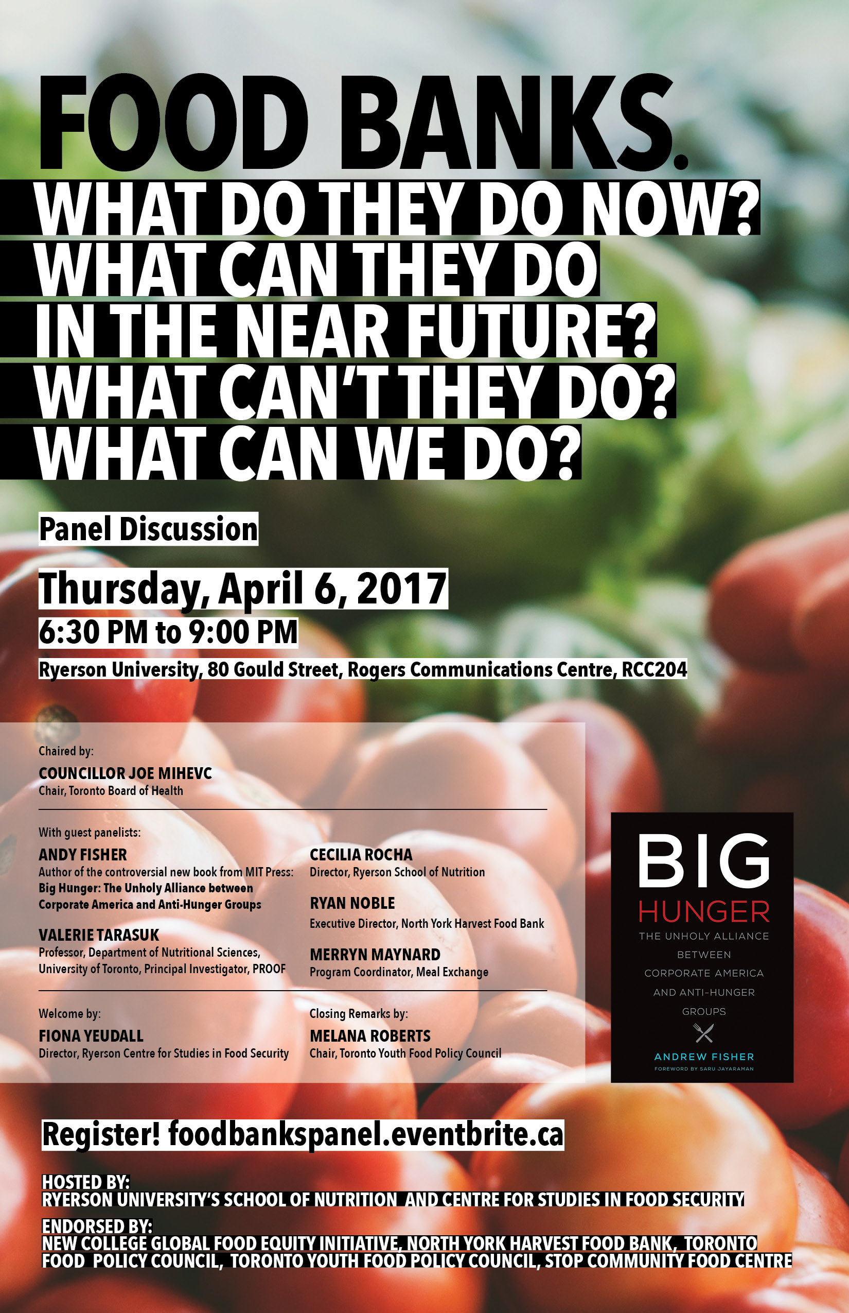 Food Banks. What do they do now? What can they do in the near future? What can’t they do? What can we do?