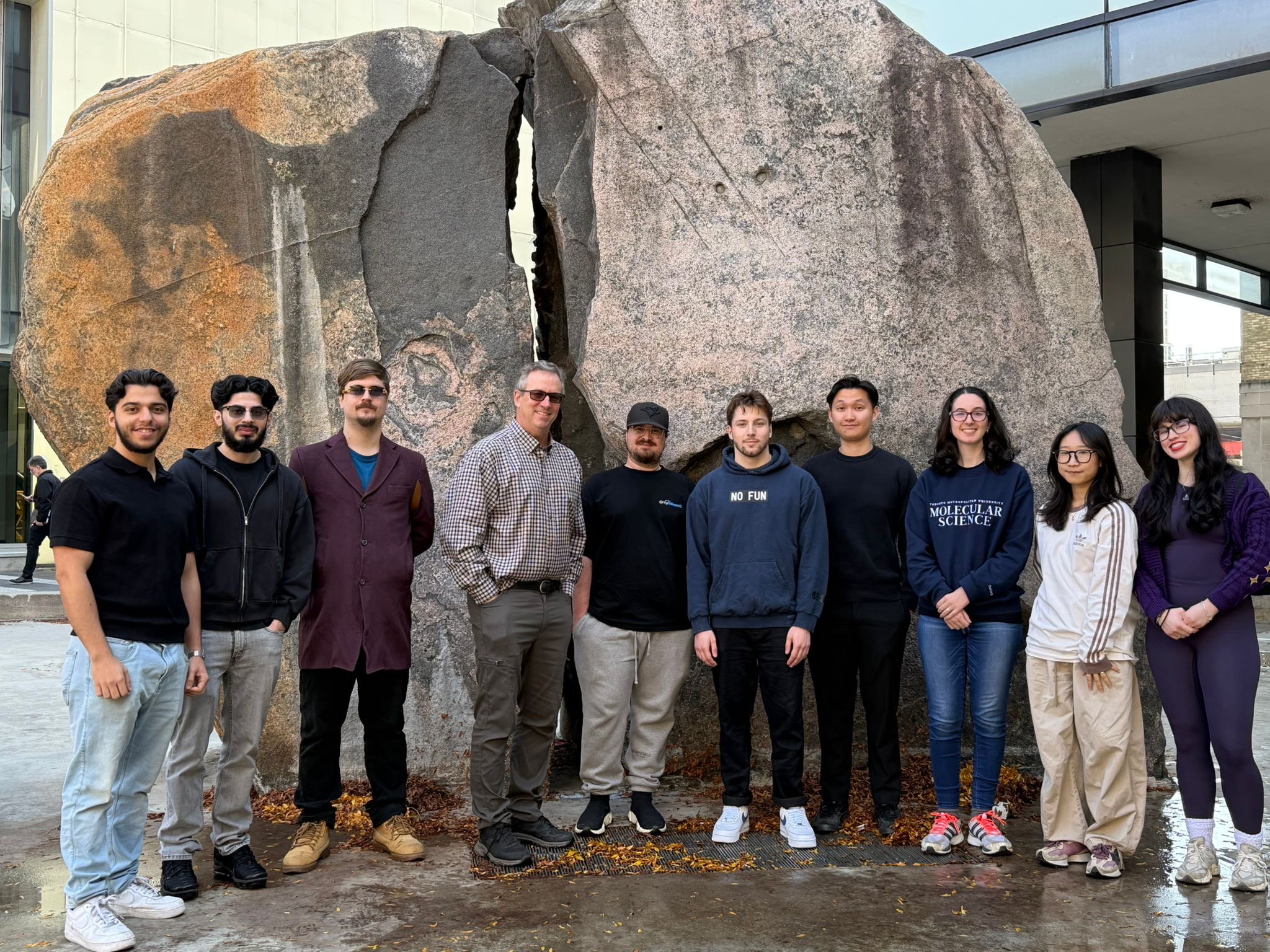 A group photo of the Foucher group for the 2025-2026 year