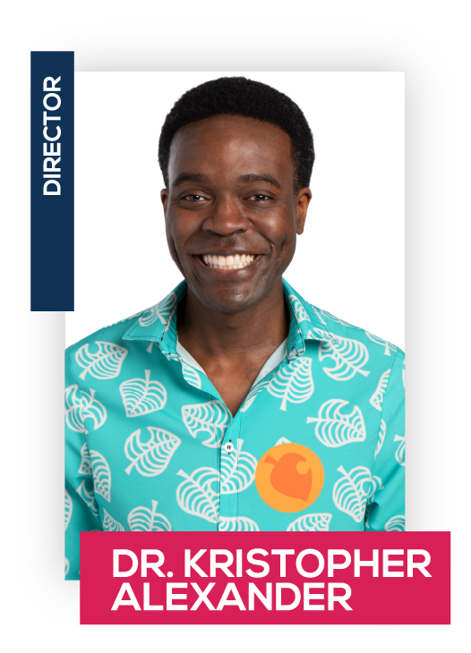 Director, Dr. Kristopher Alexander. Headshot of Dr. Kristopher Alexander