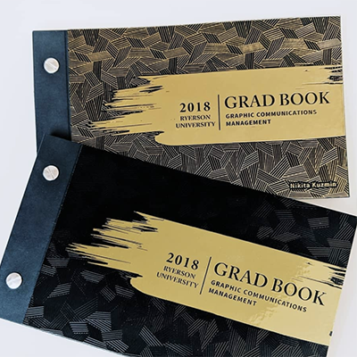 Photo of the GCM grad book