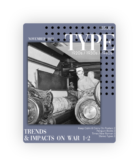 Type 1920s / 1930s / 1940s - Magazine Cover
