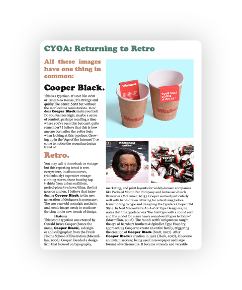 CYOA: Returning to Retro - Editorial Preview