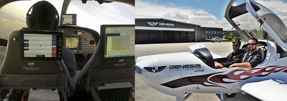 Cockpit photos from Genesis Flight College