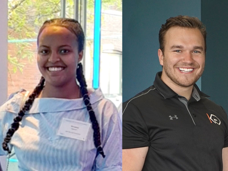 Bersabel Ogbazghi (NAIJ Hair) and Eric Muellejans (KUMO-LIFT)