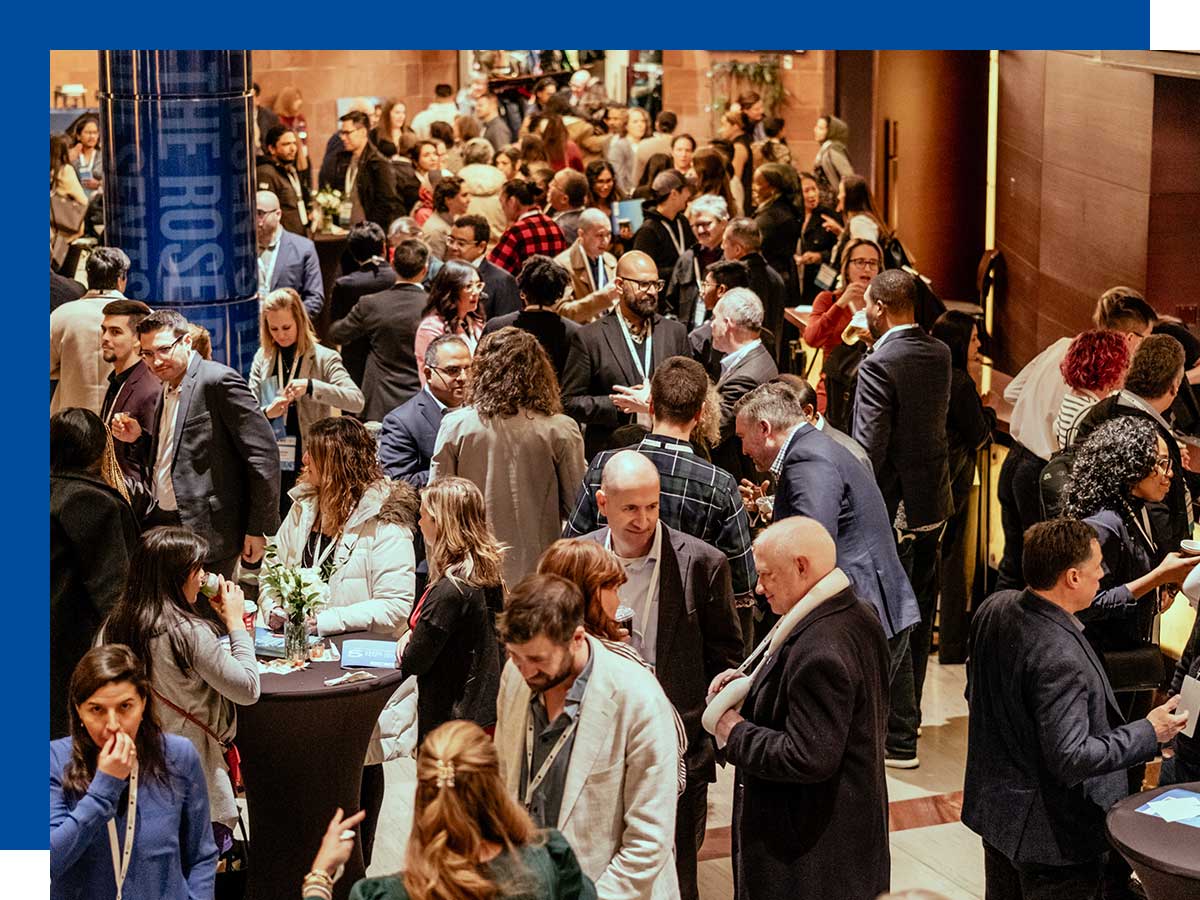 Cybersecurity experts, mentors, thought leaders, entrepreneurs, alumni and partners gather at the Rose Theatre in Brampton, Ontario. (Photo credit: Jae Yang)
