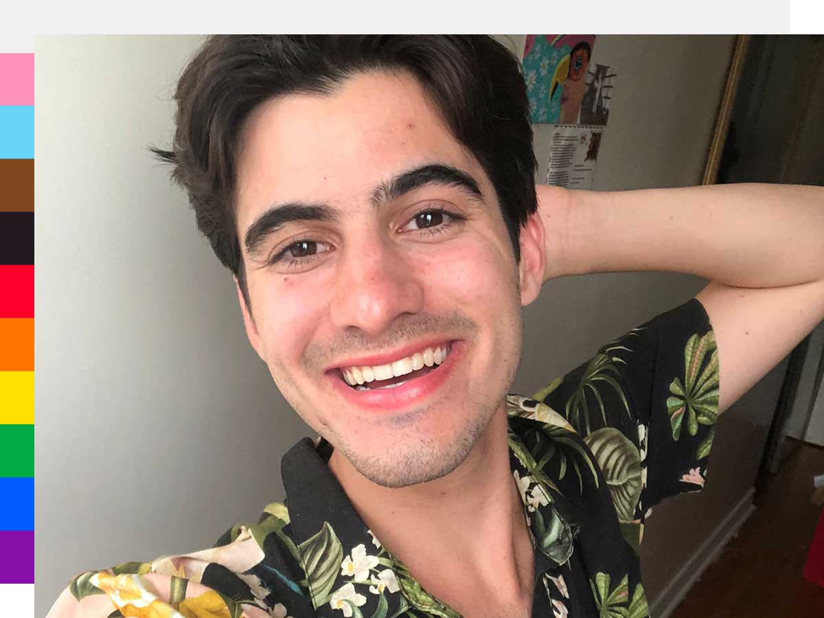Roger Angelo Castelo, 2023 recipient of The 519 Sasha Hashi Bursary