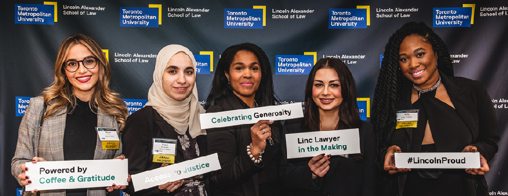 Give to Ryerson University's Faculty of Law