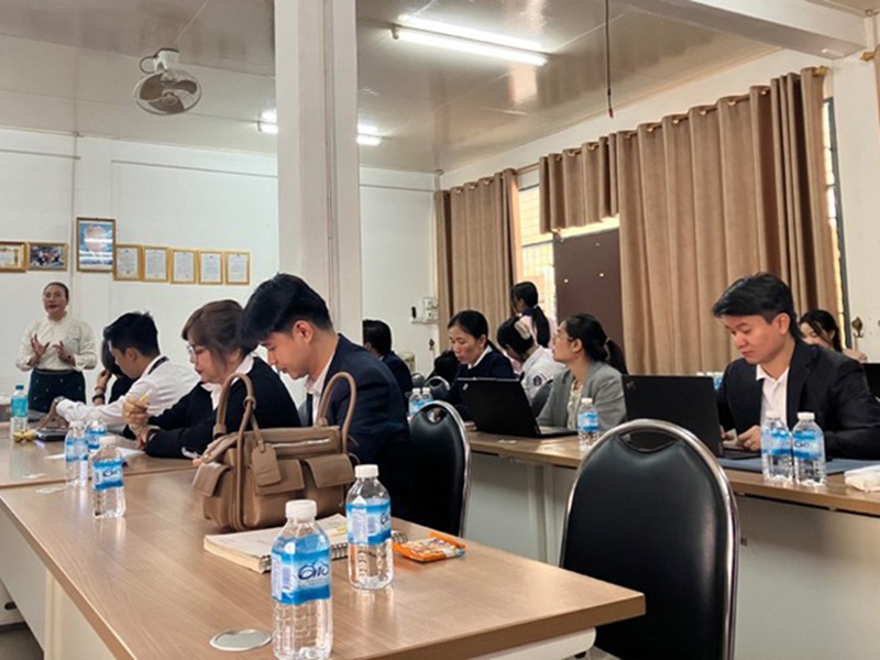 A public lecture that occurred in the National University of Laos at the Faculty of Social Sciences at DongDok Campus