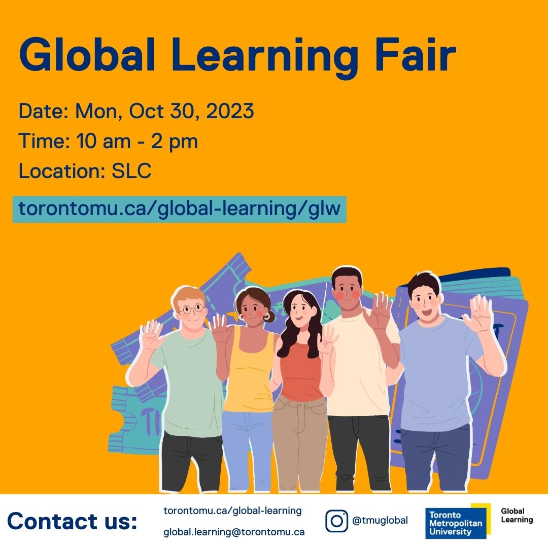 TMU Global Learning Fair - Global Learning - Toronto Metropolitan ...