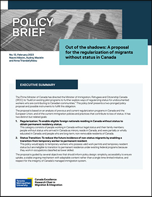 Policy Brief 12: Out of the shadows