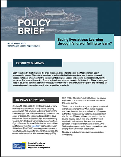 Policy Brief 16: Saving lives at sea: Learning through failure or failing to learn?