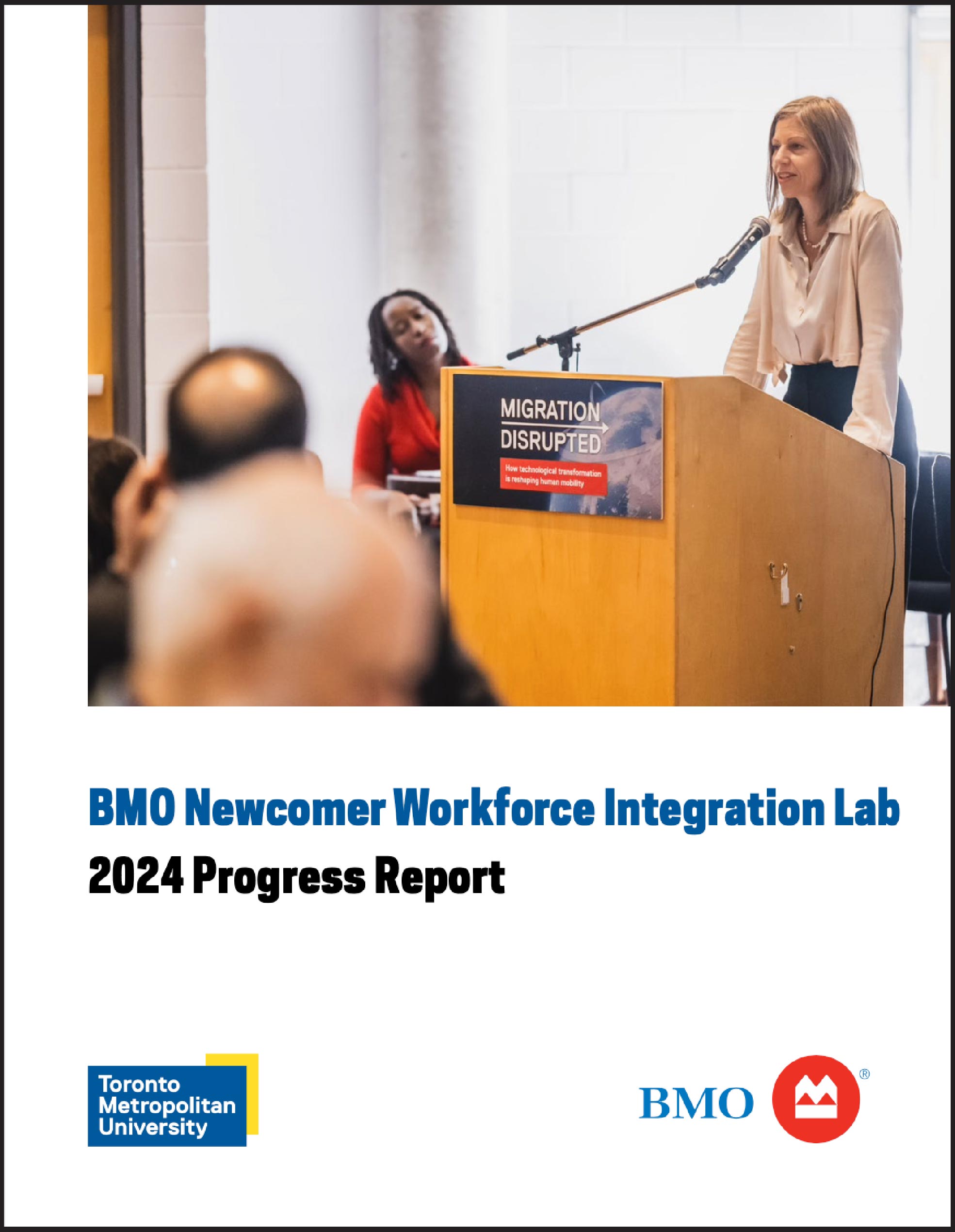BMO Newcomer Workforce Integration Lab 2024 Progress Report cover