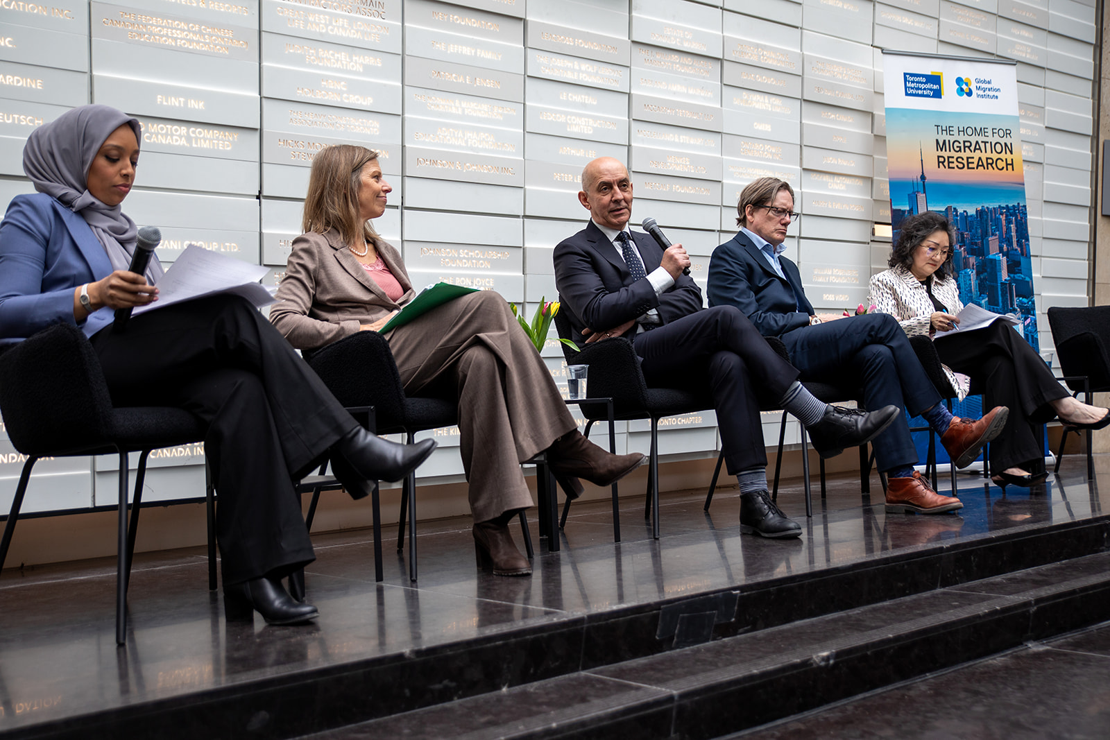 Roundtable: The State (and Future) of Migration in Canada Amidst Global Conflict kick off panel