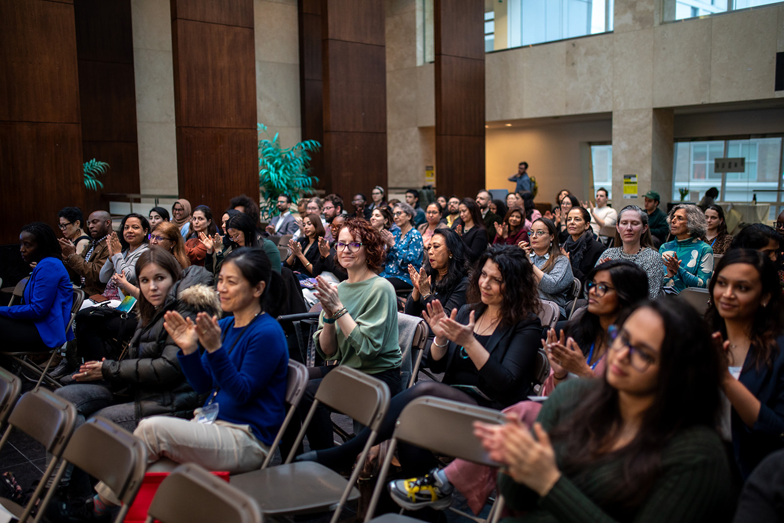 Roundtable: The State (and Future) of Migration in Canada Amidst Global Conflict kick off crowd
