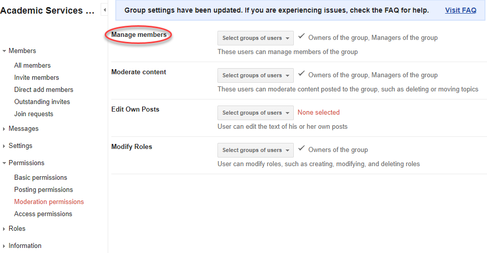 How to set up a Google Group and customize its settings