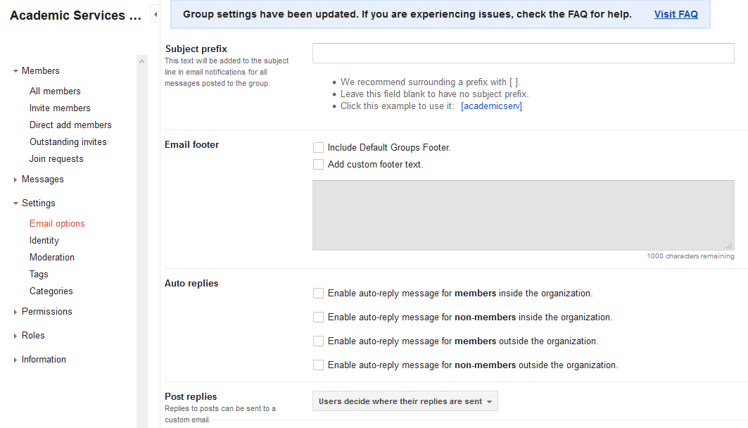 Google Workspace Updates: Manage Google Group members and settings