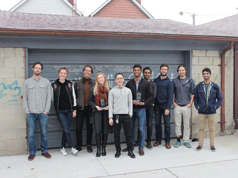 A group of architecture and building science master's students