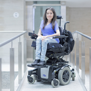 Maayan Ziv in a hallway in RCC