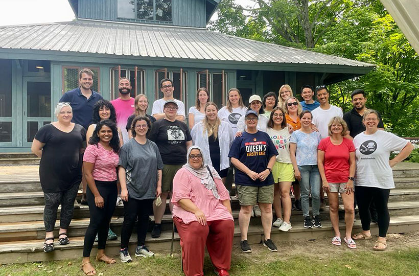 Lake Shift thesis writing retreat at Lake Opinicon