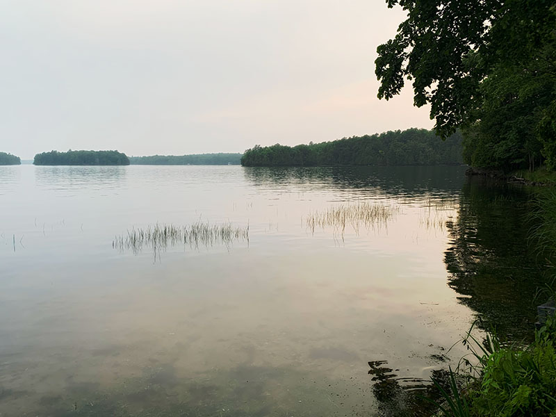 Lake Shift thesis writing retreat at Lake Opinicon