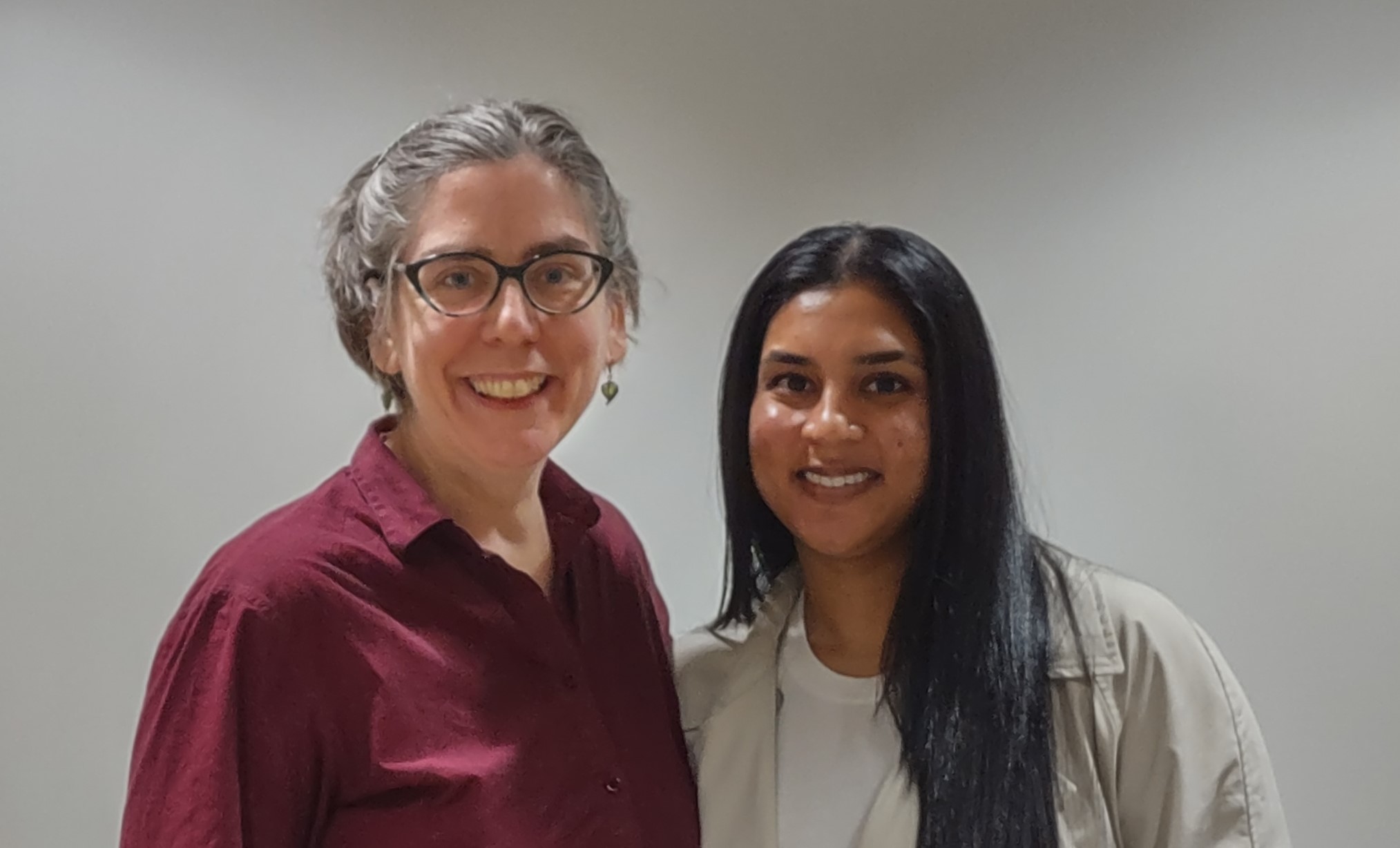 Sarah Edmonds and Trisha Diaram