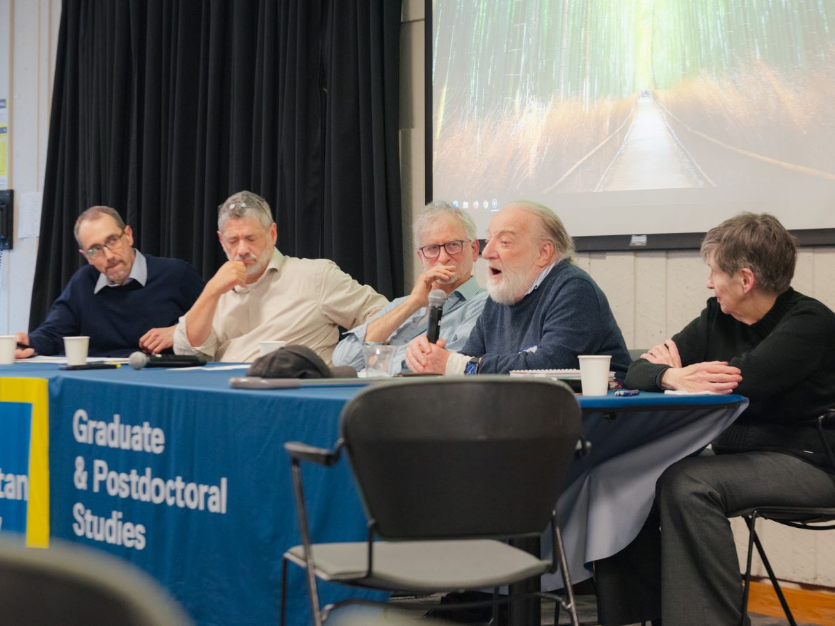 Francis Hare at panel discussion