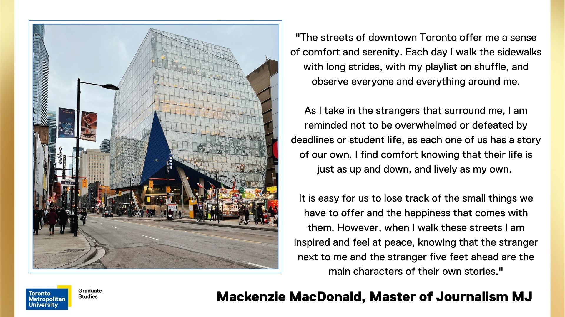 Mackenzie-MacDonald. View of SLC building taken on Gould street.