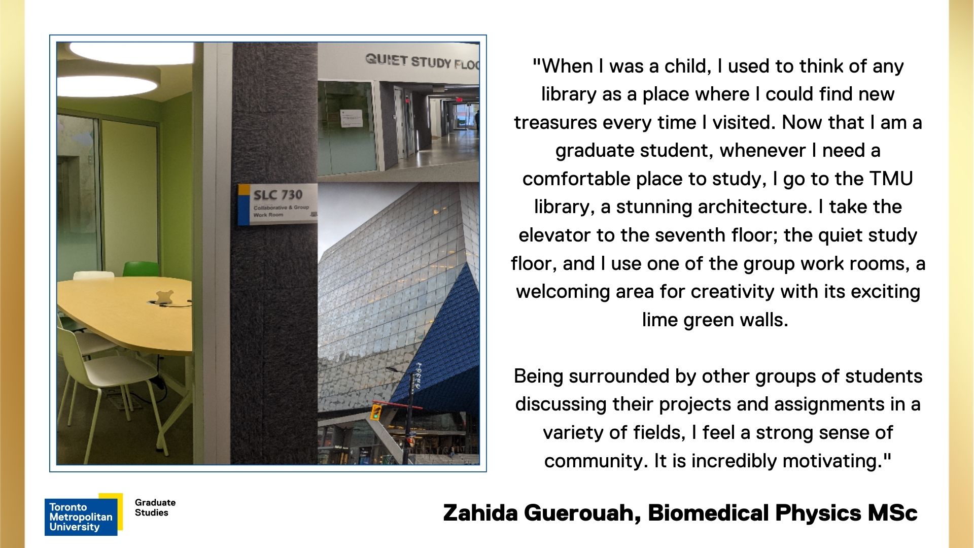Zahida-Guerouah. Image collage of SLC 7th floor.