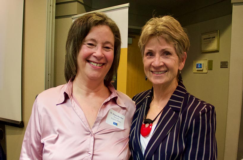 Dr. Diana Brecher and Dr. Janice Waddell