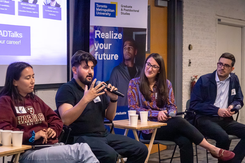 GRADTalks panellists