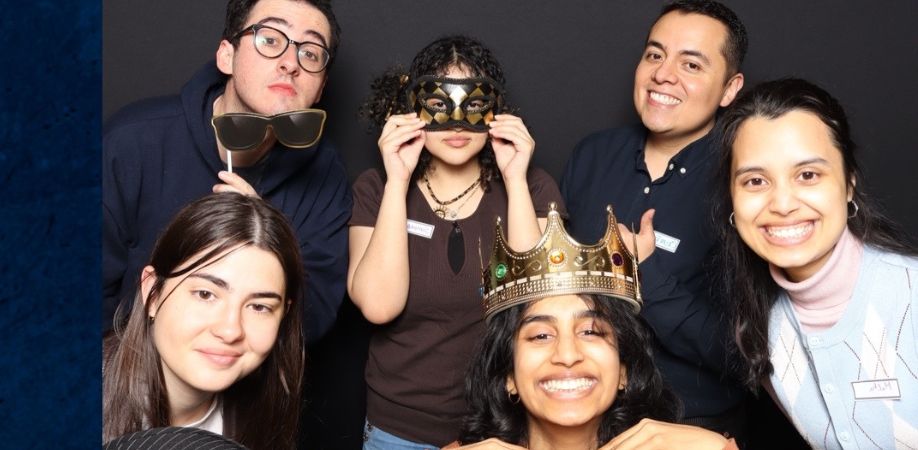 Graduate student mentees and industry professional celebrate an evening of connection and community at Career & Graduate Mentoring Social & Networking Night