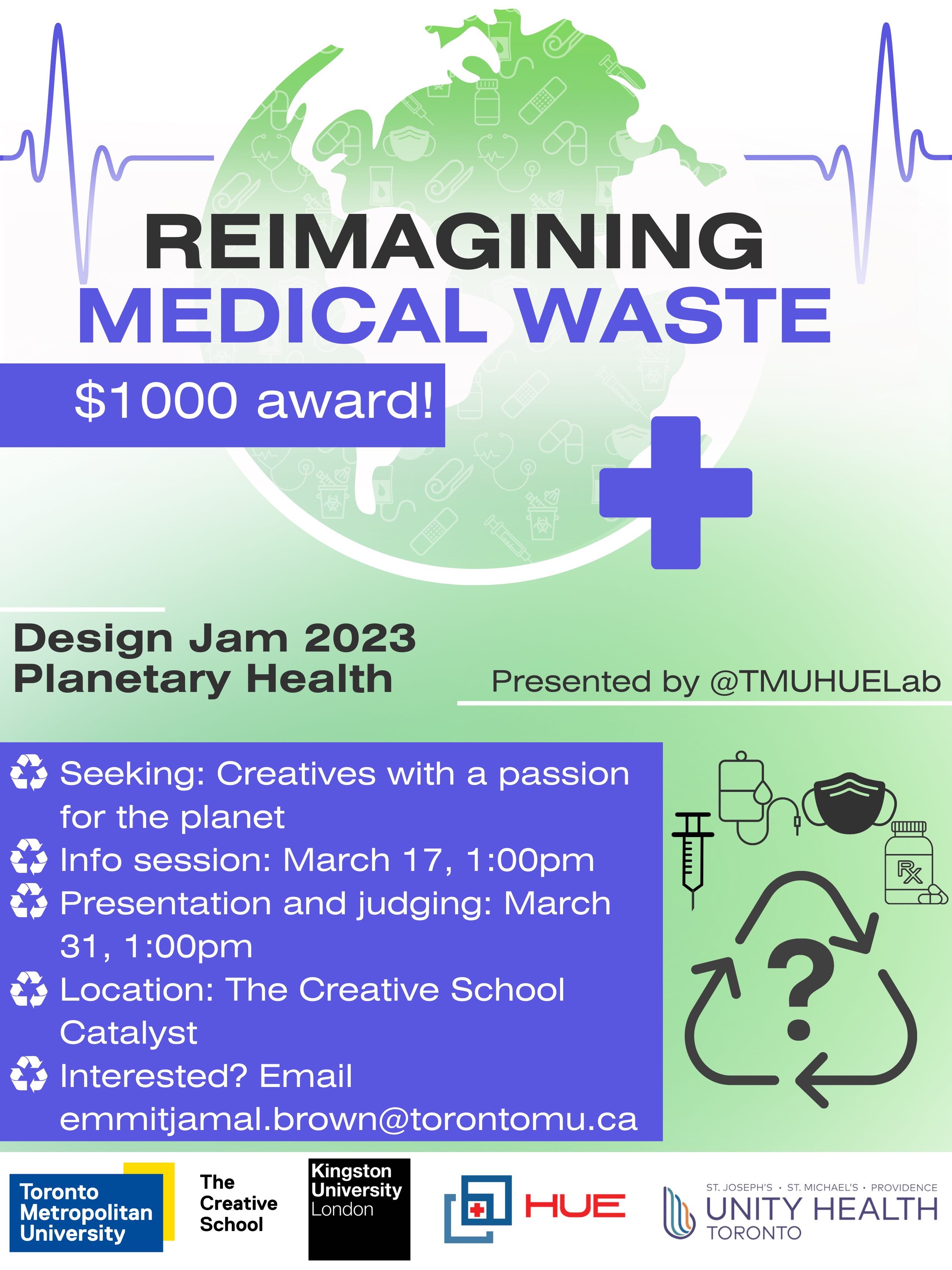 Planetary Health Design Jam Poster